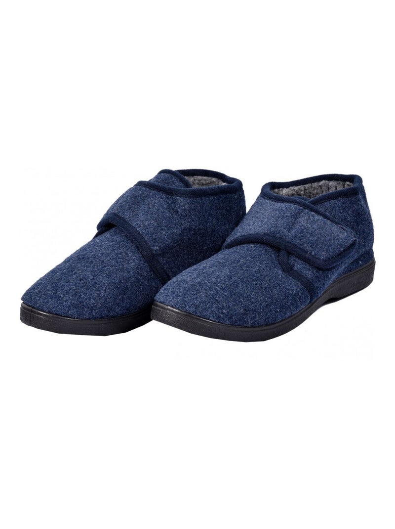 CHARENTAISE Homme Pantoufle PREMIUM Bleu marine - Kiabi