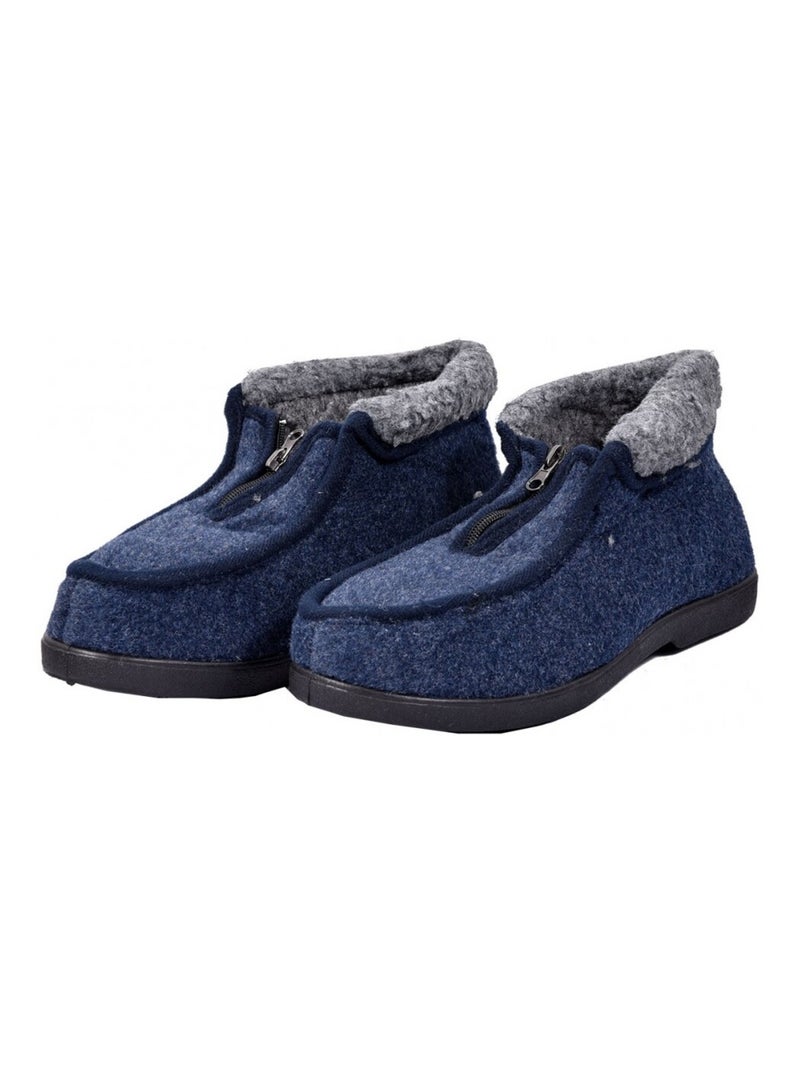 CHARENTAISE Homme Pantoufle PREMIUM Bleu marine - Kiabi