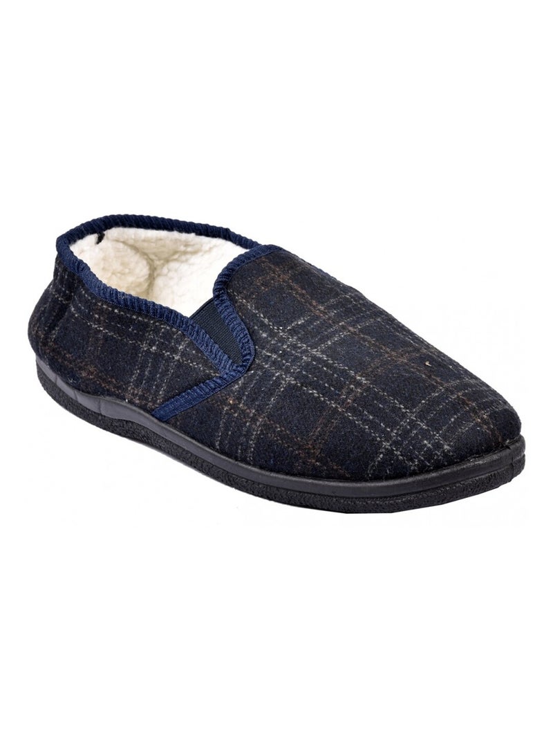 CHARENTAISE Homme Pantoufle PREMIUM Bleu marine - Kiabi