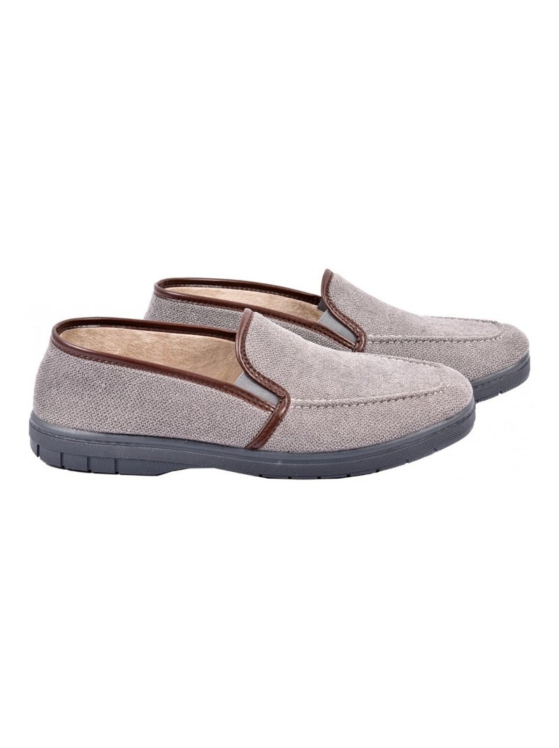 CHARENTAISE Homme Pantoufle PREMIUM Gris - Kiabi