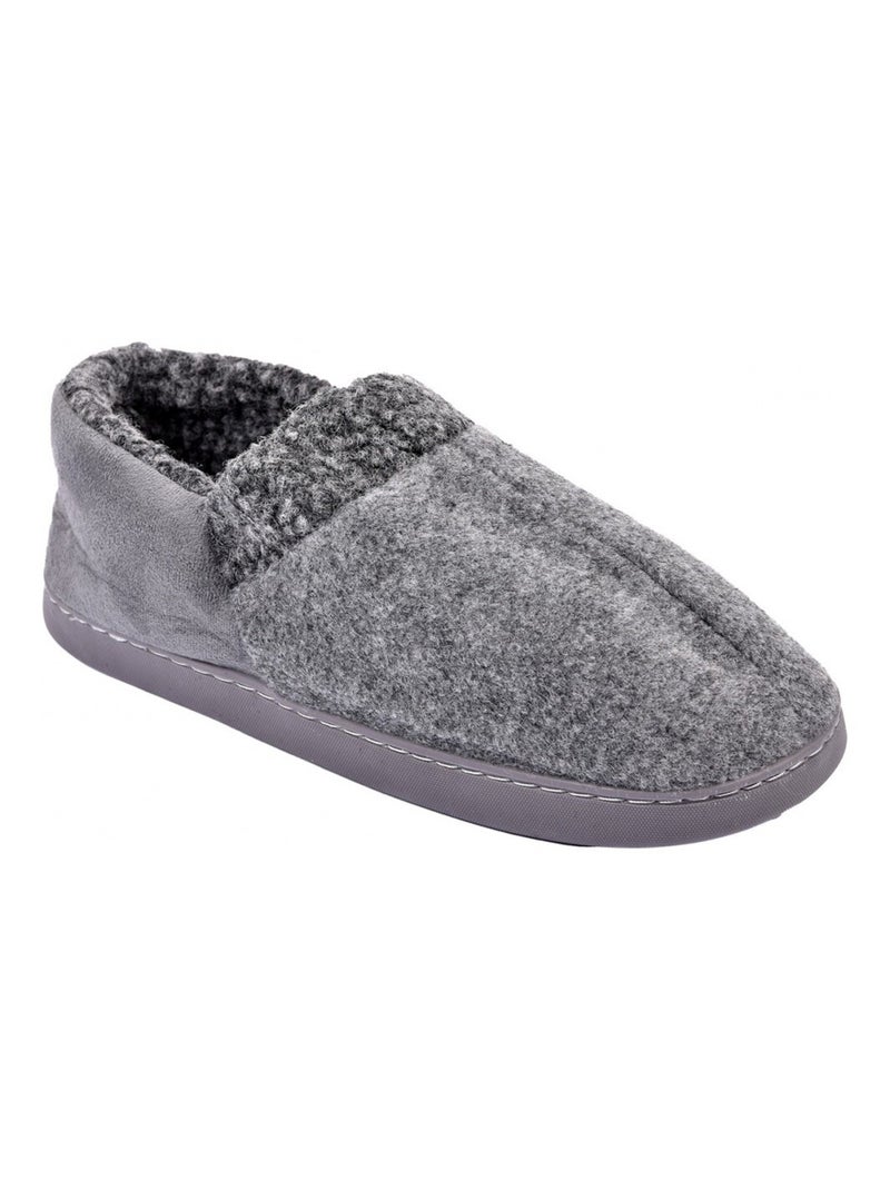 CHARENTAISE Homme Pantoufle PREMIUM Gris - Kiabi