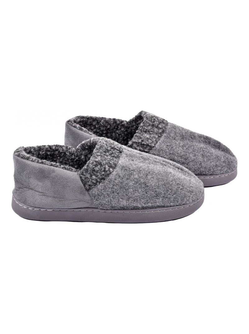 CHARENTAISE Homme Pantoufle PREMIUM Gris - Kiabi
