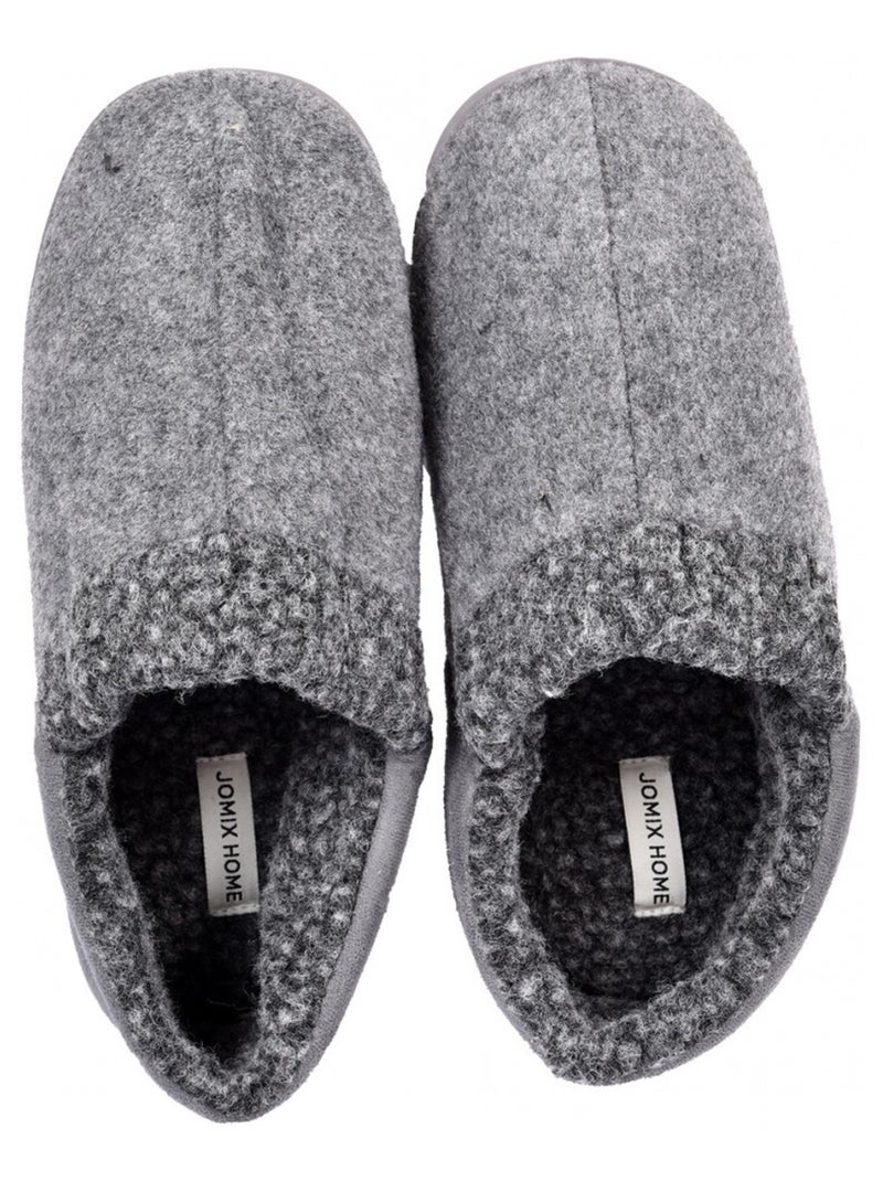CHARENTAISE Homme Pantoufle PREMIUM Gris - Kiabi