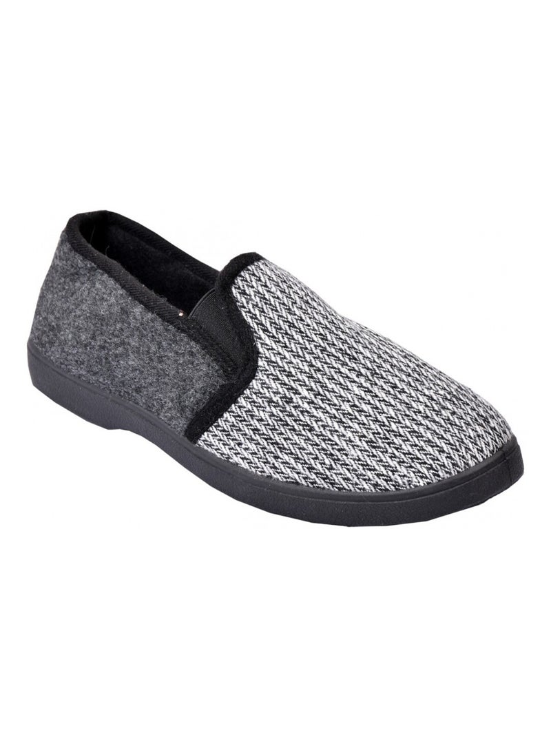 CHARENTAISE Homme Pantoufle PREMIUM Gris - Kiabi