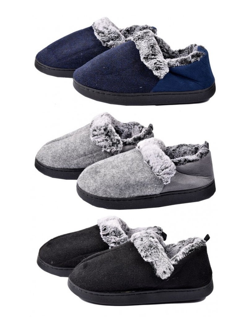 CHARENTAISE Homme Pantoufle PREMIUM Gris - Kiabi