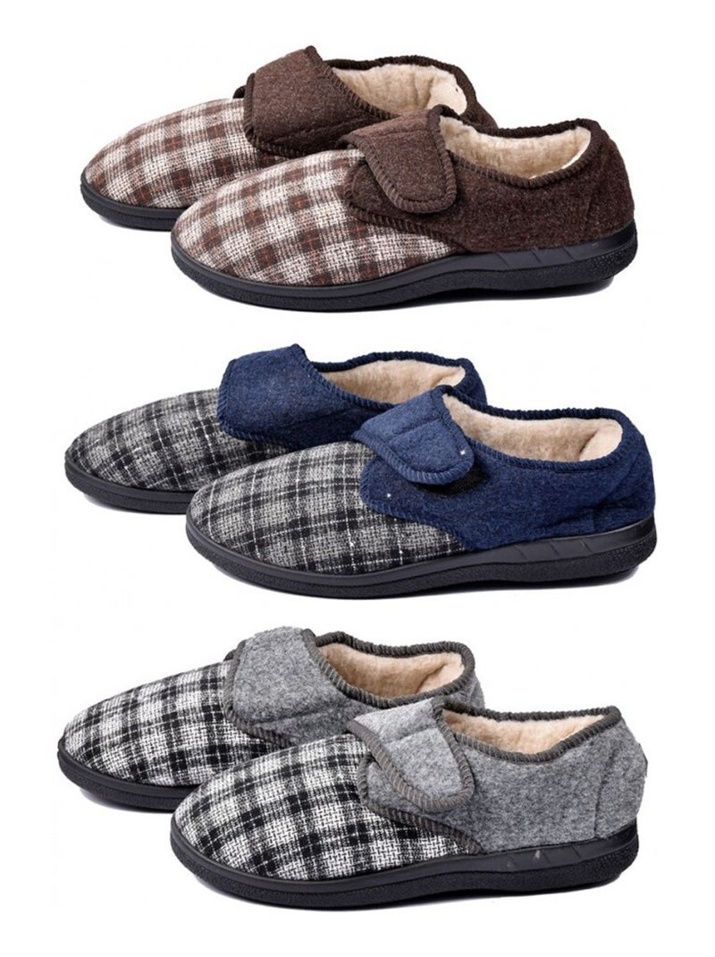 CHARENTAISE Homme Pantoufle PREMIUM Gris - Kiabi