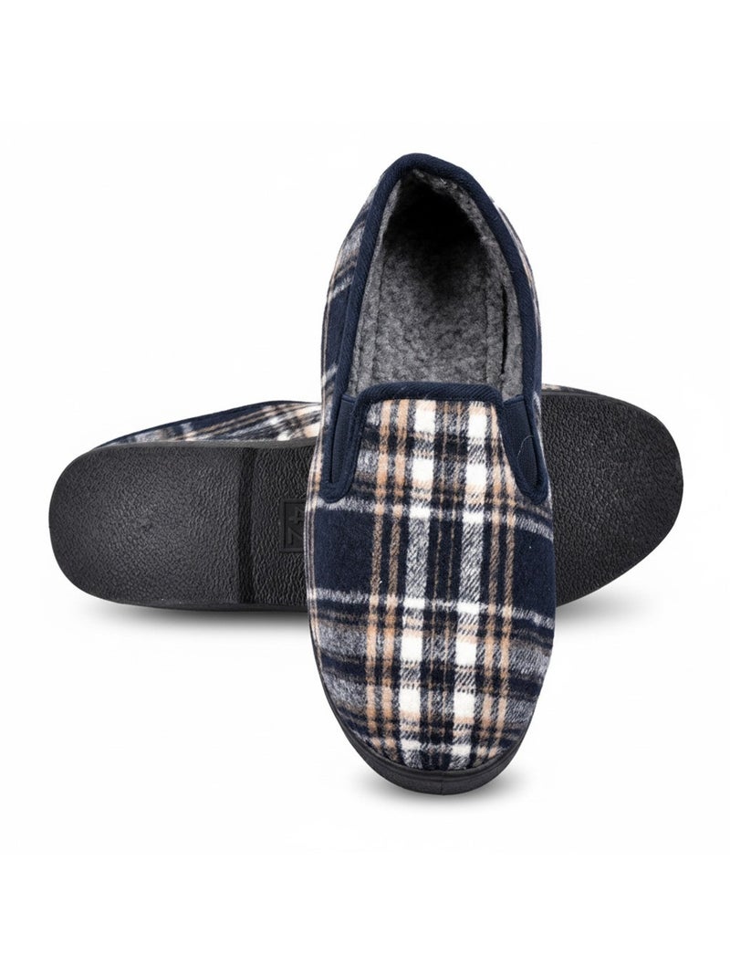 CHARENTAISE Homme Pantoufle PREMIUM K88R9 Bleu marine - Kiabi