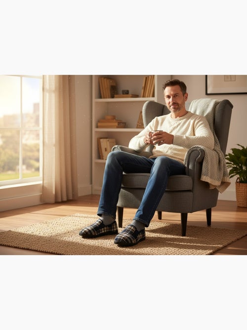 CHARENTAISE Homme Pantoufle PREMIUM K88R9 - Kiabi CHARENTAISE Homme Pantoufle PREMIUM K88R9 - Kiabi