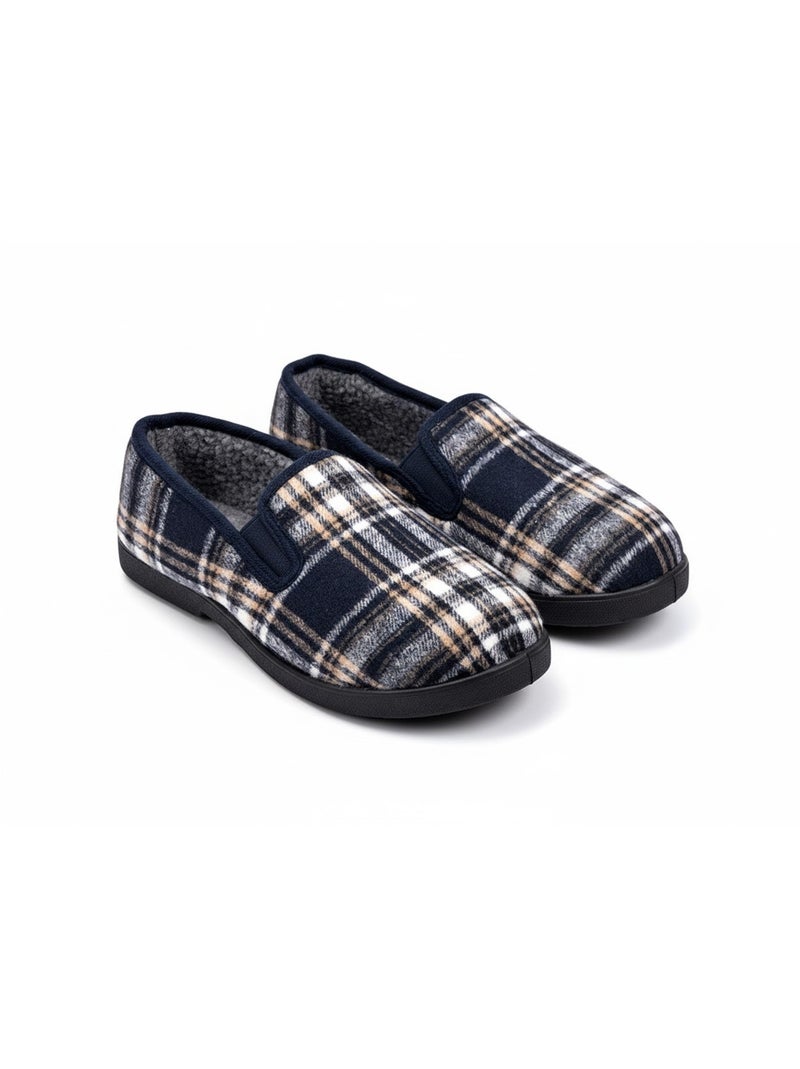 CHARENTAISE Homme Pantoufle PREMIUM K88R9 Bleu marine - Kiabi