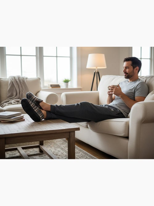 CHARENTAISE Homme Pantoufle PREMIUM K88R9 - Kiabi CHARENTAISE Homme Pantoufle PREMIUM K88R9 - Kiabi