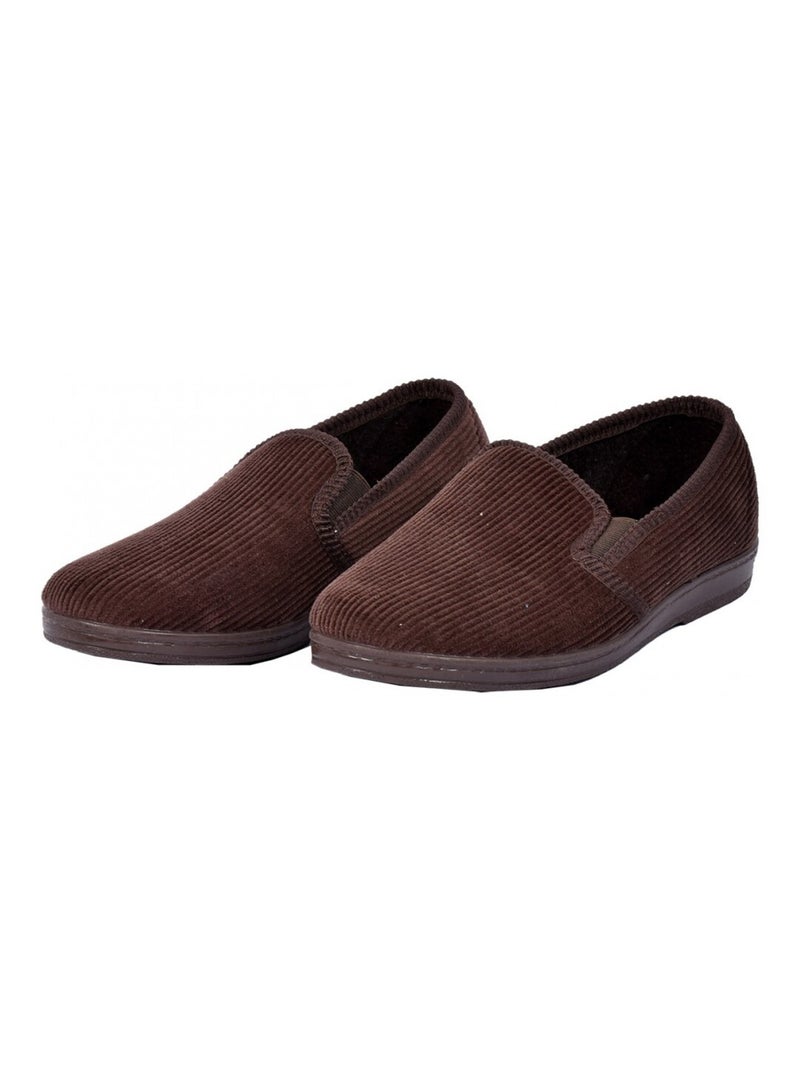 CHARENTAISE Homme Pantoufle PREMIUM Marron - Kiabi