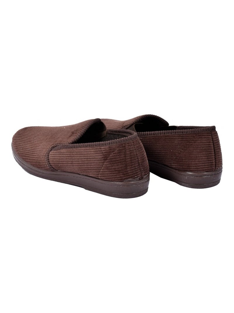 CHARENTAISE Homme Pantoufle PREMIUM Marron - Kiabi