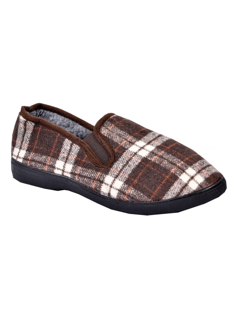 CHARENTAISE Homme Pantoufle PREMIUM Marron - Kiabi