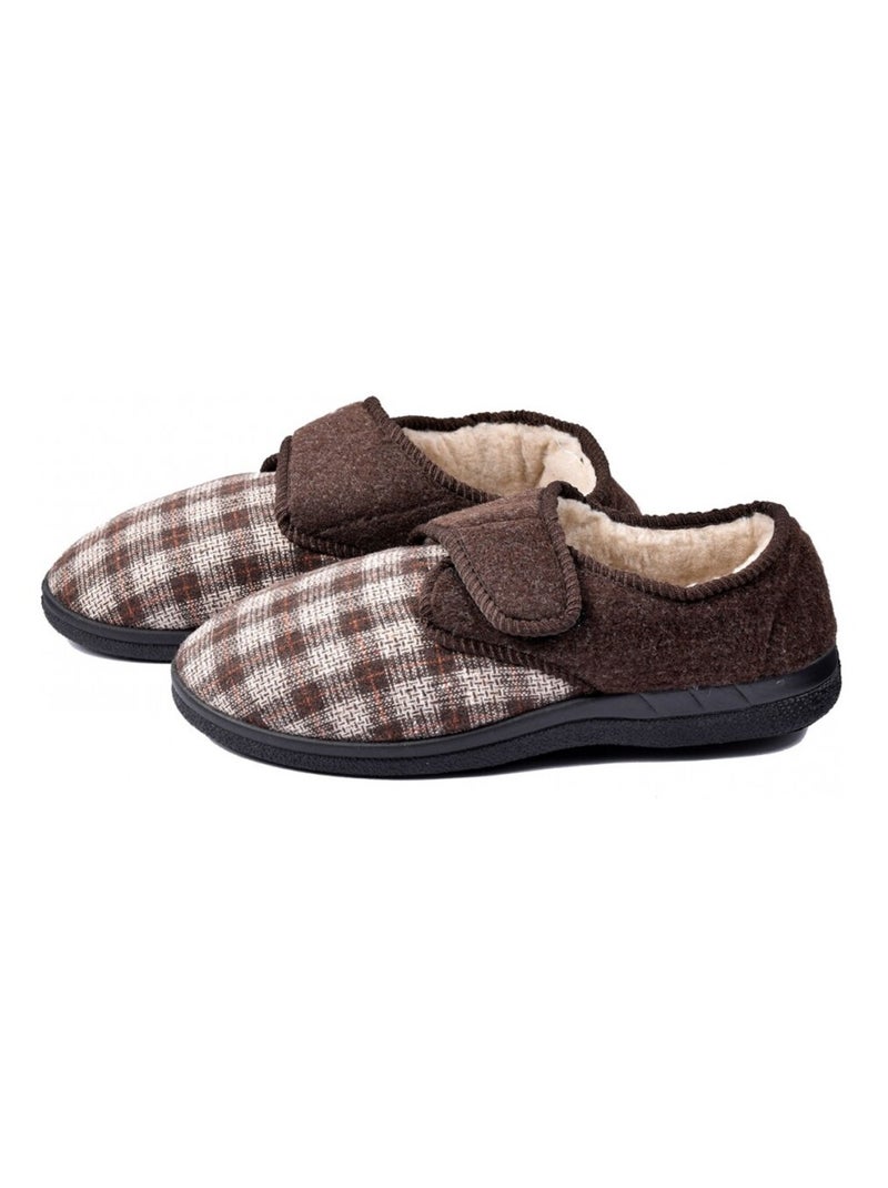 CHARENTAISE Homme Pantoufle PREMIUM Marron - Kiabi
