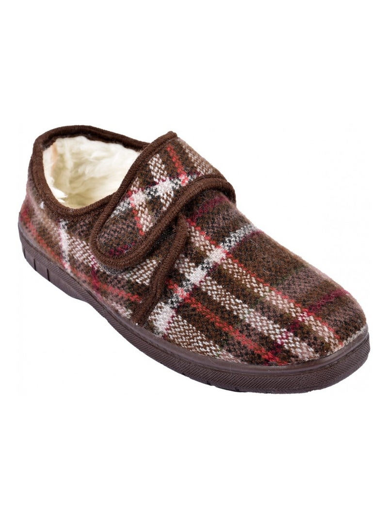 CHARENTAISE Homme Pantoufle PREMIUM Marron - Kiabi