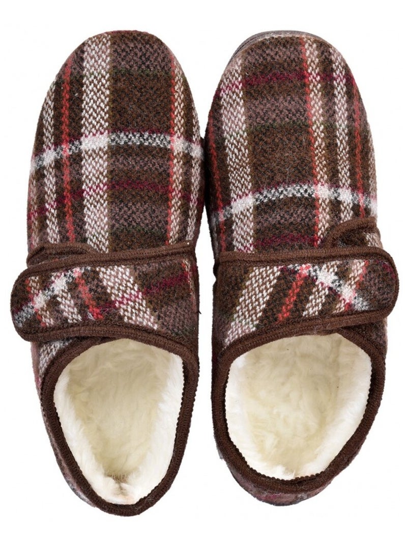 CHARENTAISE Homme Pantoufle PREMIUM Marron - Kiabi