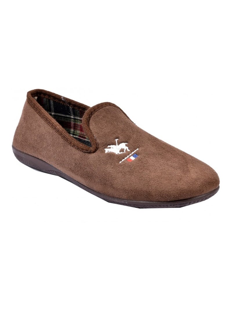 CHARENTAISE Homme Pantoufle PREMIUM Marron - Kiabi