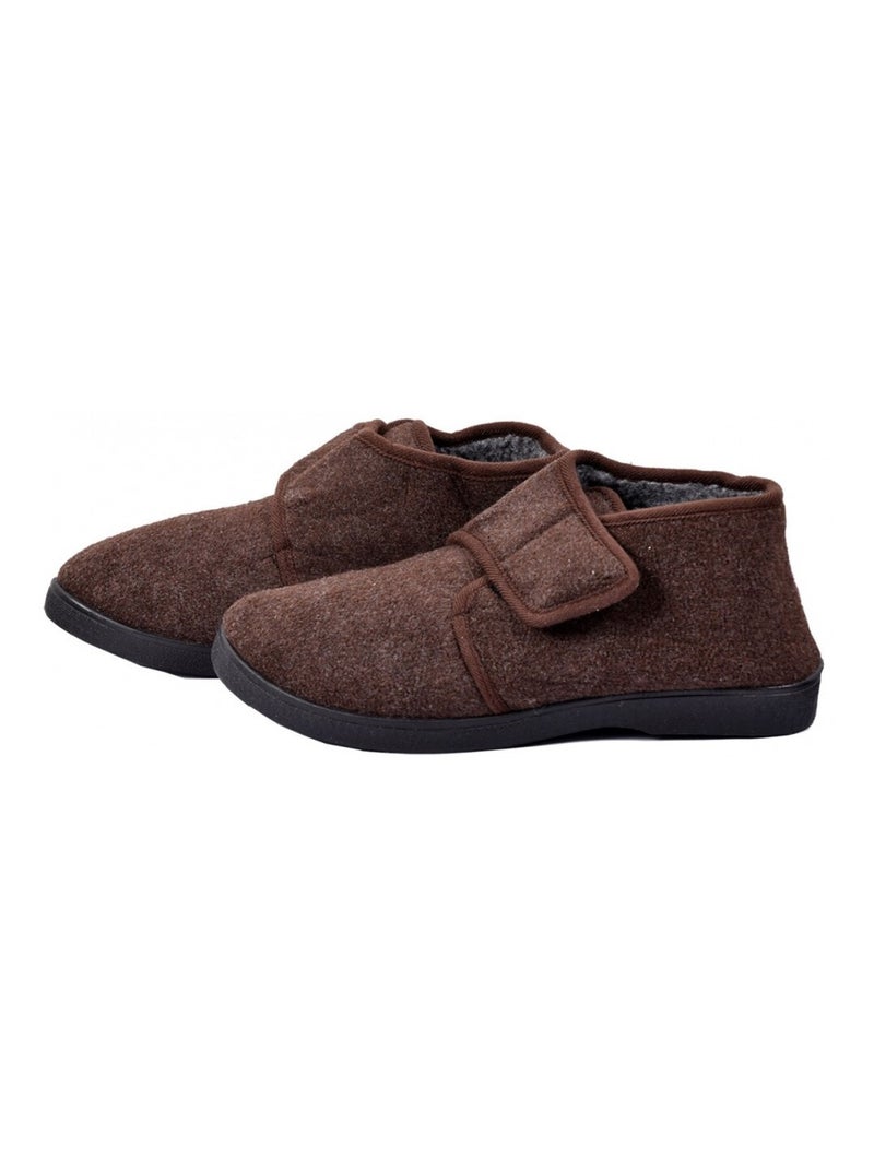 CHARENTAISE Homme Pantoufle PREMIUM Marron - Kiabi