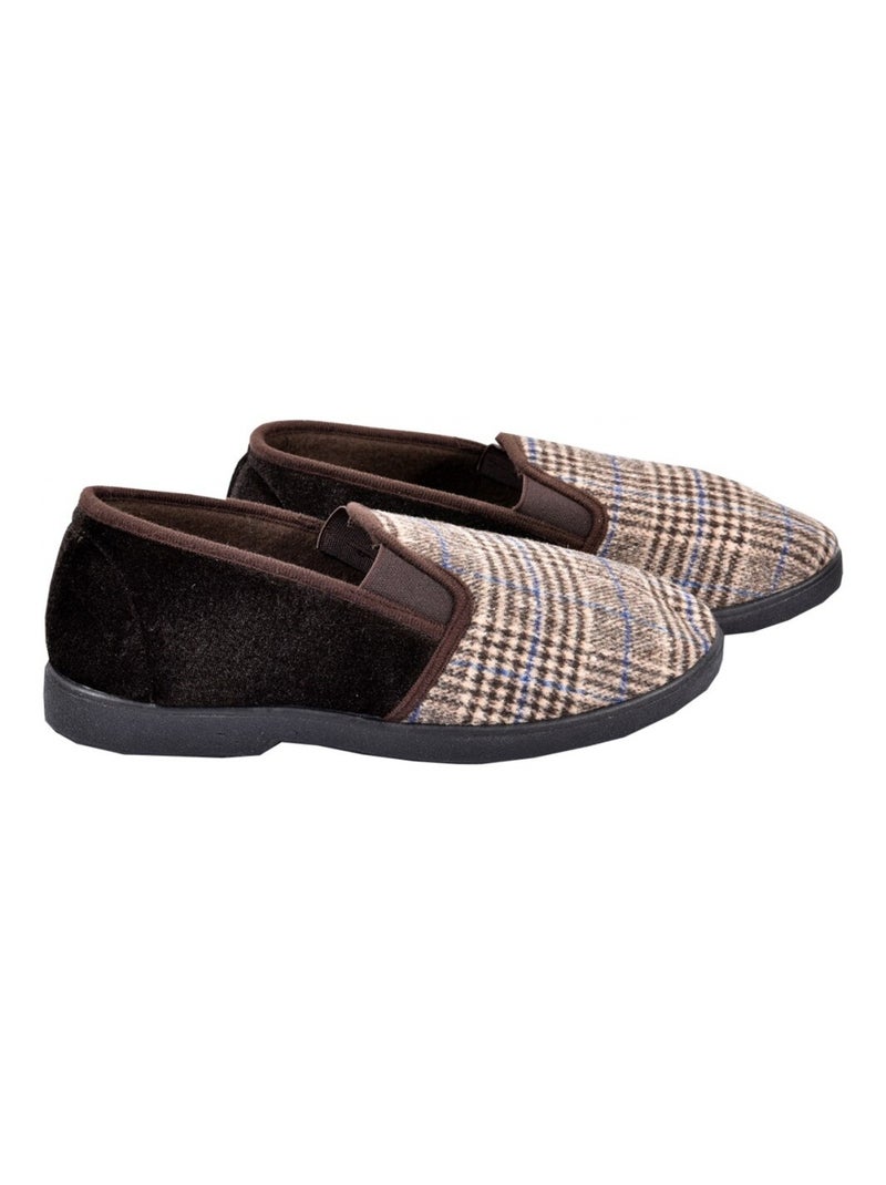 CHARENTAISE Homme Pantoufle PREMIUM Marron - Kiabi