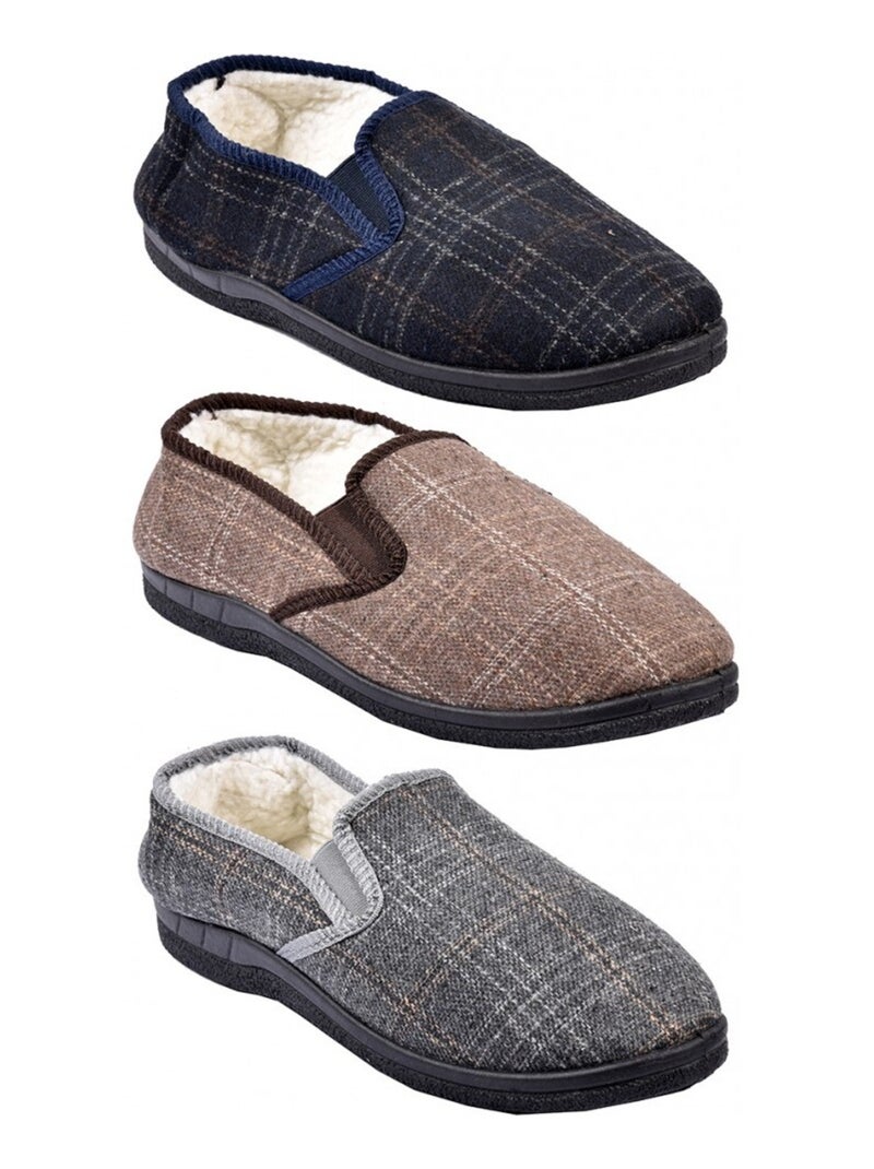 CHARENTAISE Homme Pantoufle PREMIUM Marron - Kiabi