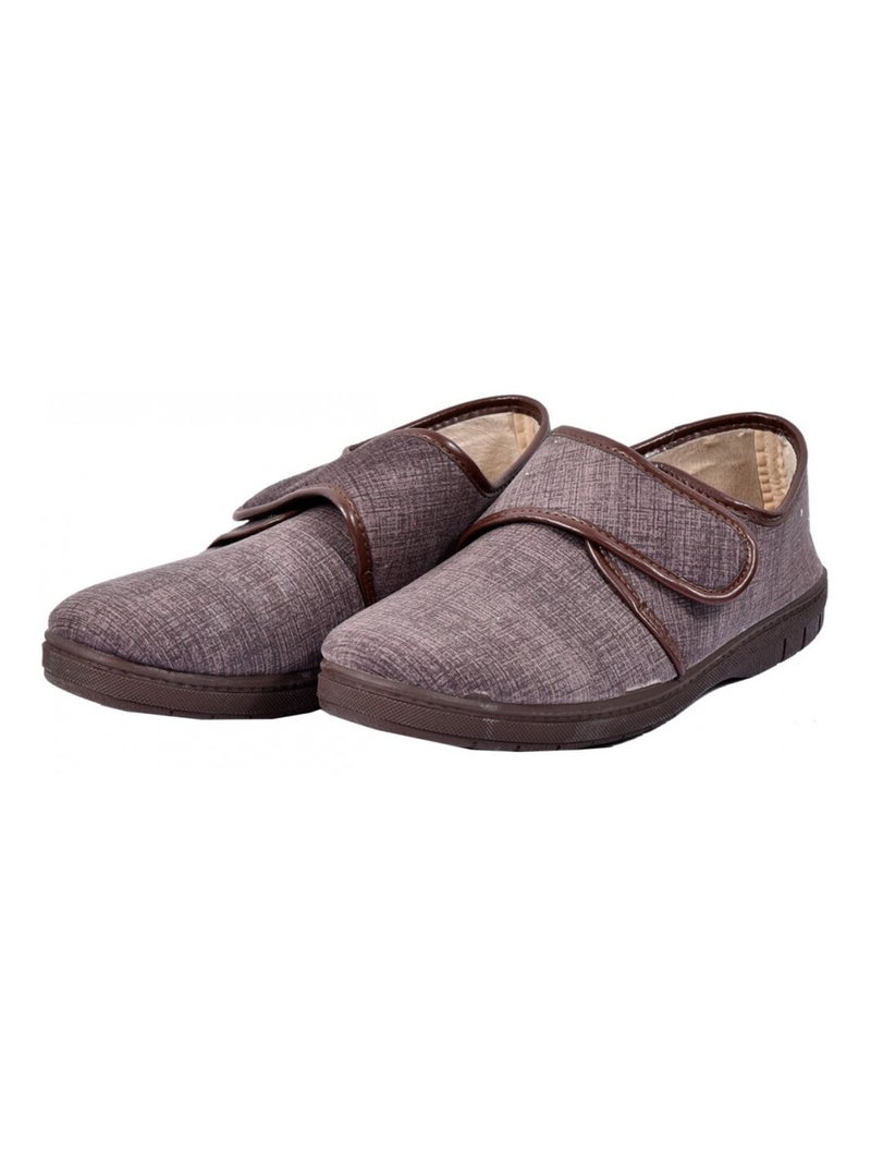 CHARENTAISE Homme Pantoufle PREMIUM Marron - Kiabi