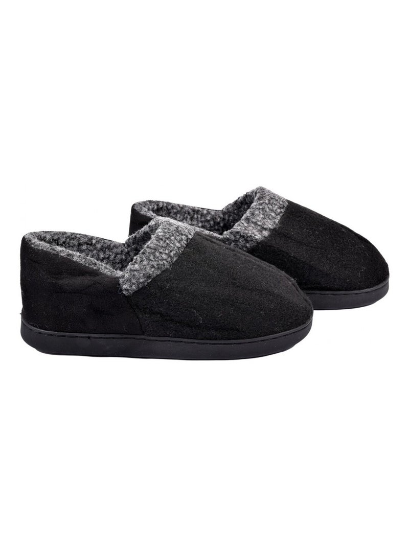 CHARENTAISE Homme Pantoufle PREMIUM Noir - Kiabi