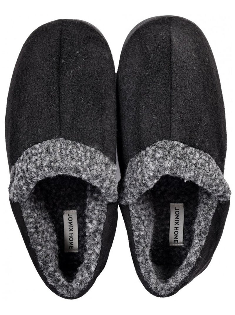 CHARENTAISE Homme Pantoufle PREMIUM Noir - Kiabi
