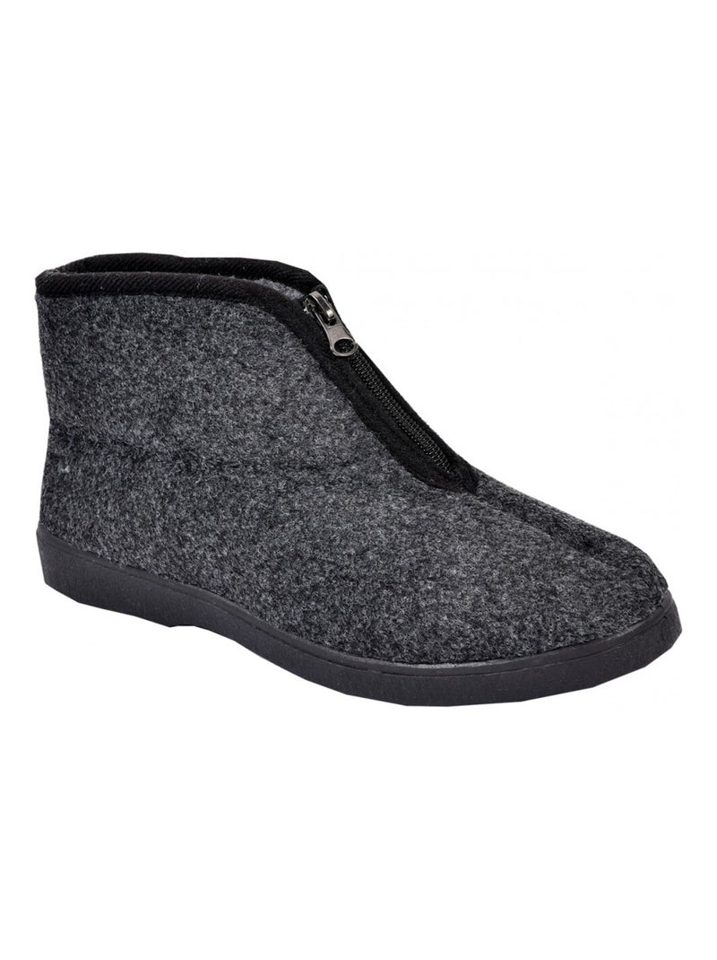 CHARENTAISE Homme Pantoufle PREMIUM Noir - Kiabi