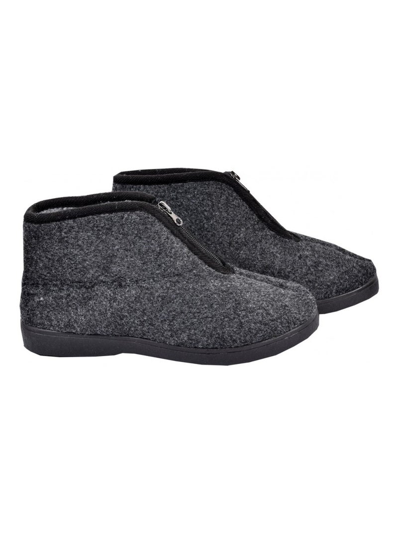 CHARENTAISE Homme Pantoufle PREMIUM Noir - Kiabi