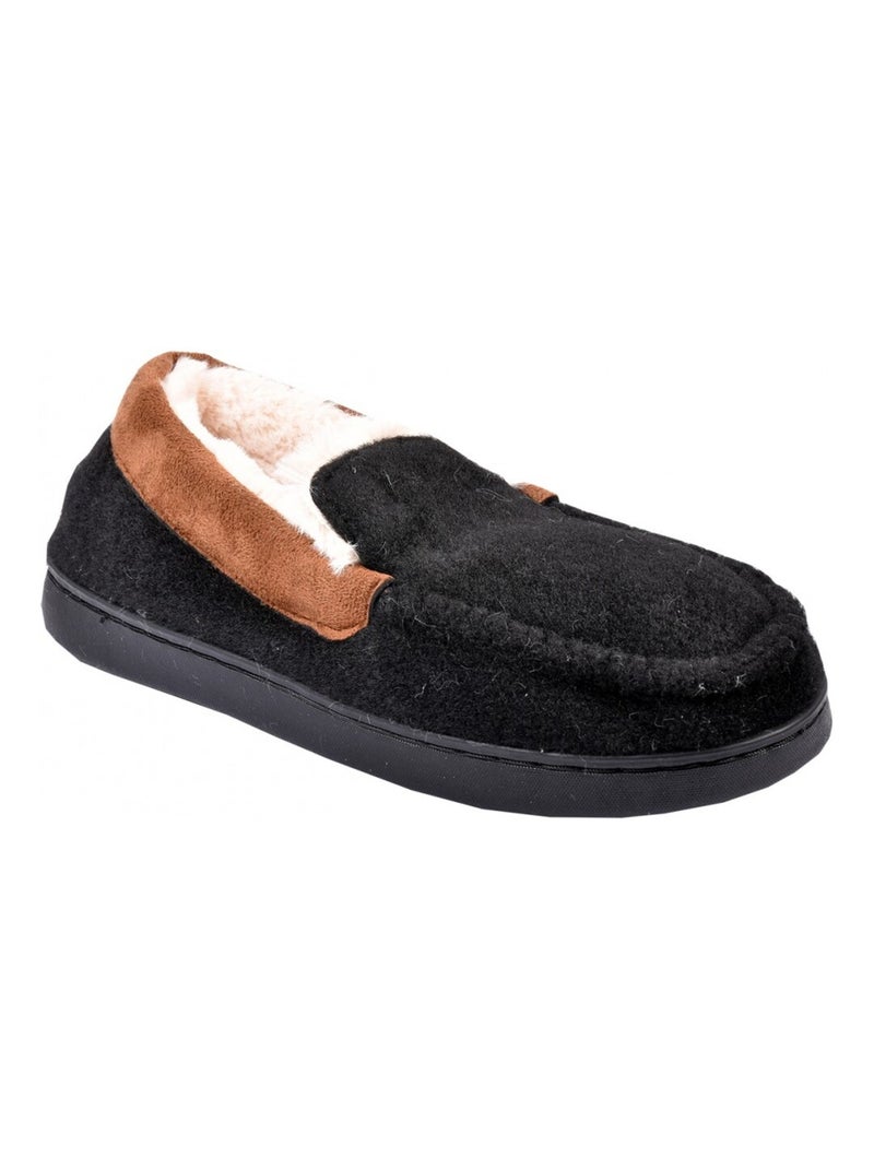 CHARENTAISE Homme Pantoufle PREMIUM Noir - Kiabi