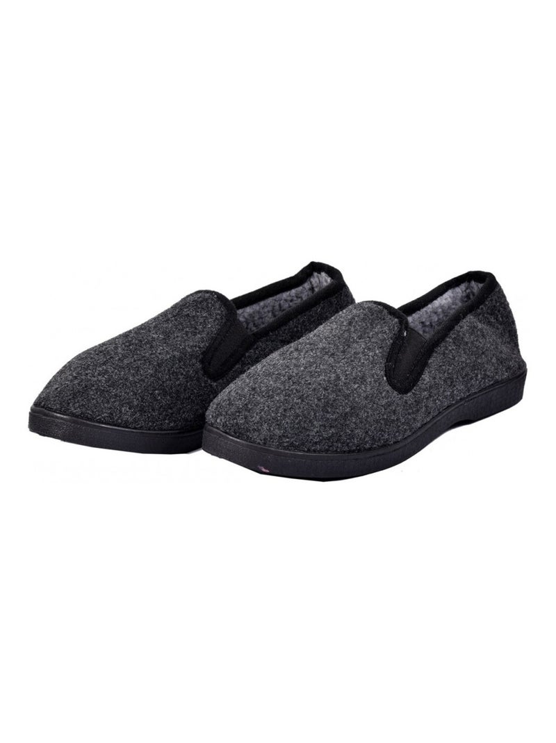 CHARENTAISE Homme Pantoufle PREMIUM Noir - Kiabi