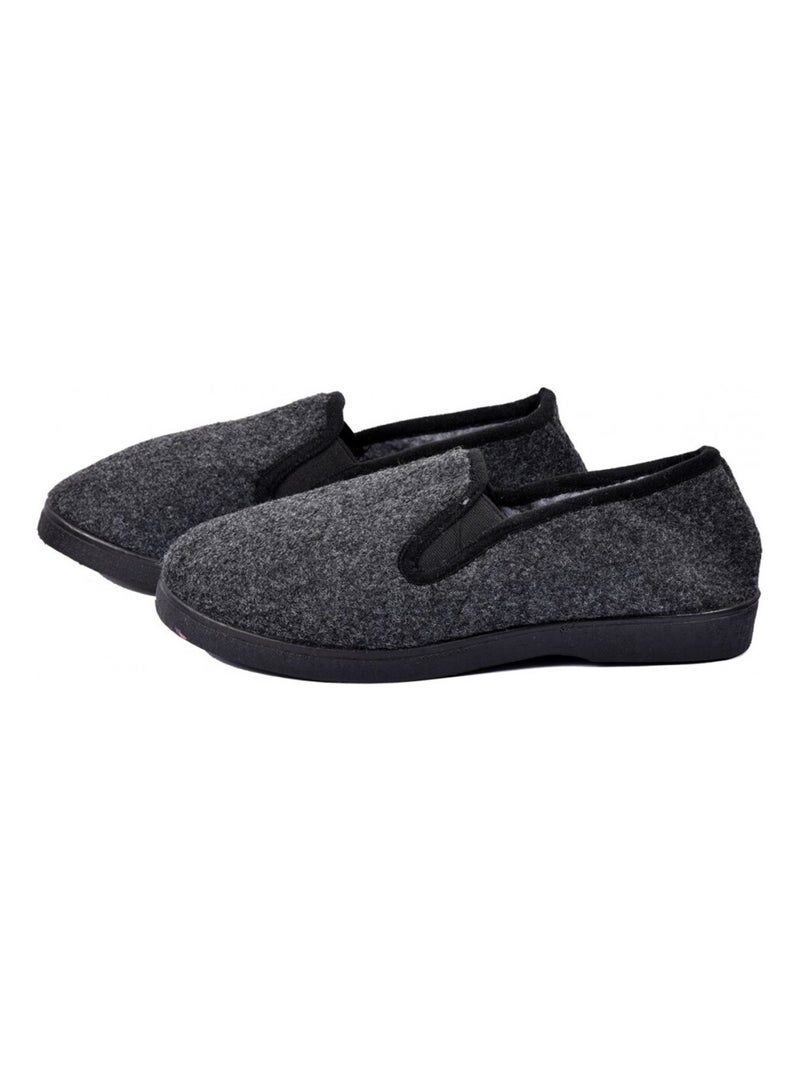CHARENTAISE Homme Pantoufle PREMIUM Noir - Kiabi