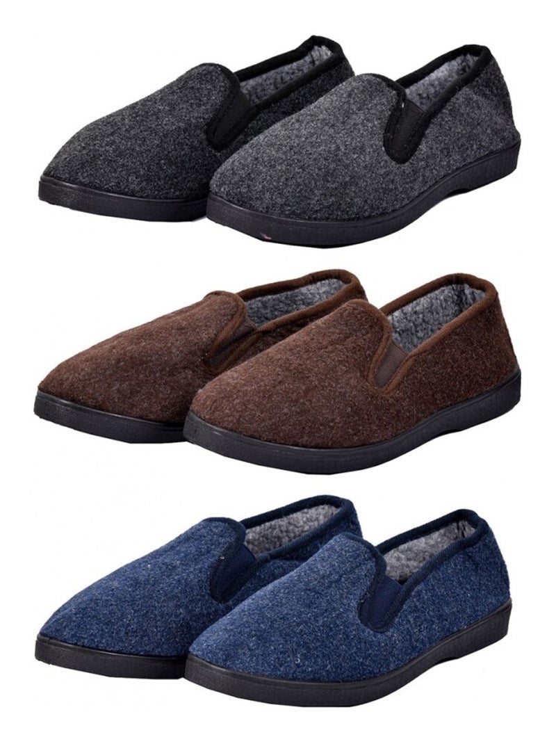 CHARENTAISE Homme Pantoufle PREMIUM Noir - Kiabi