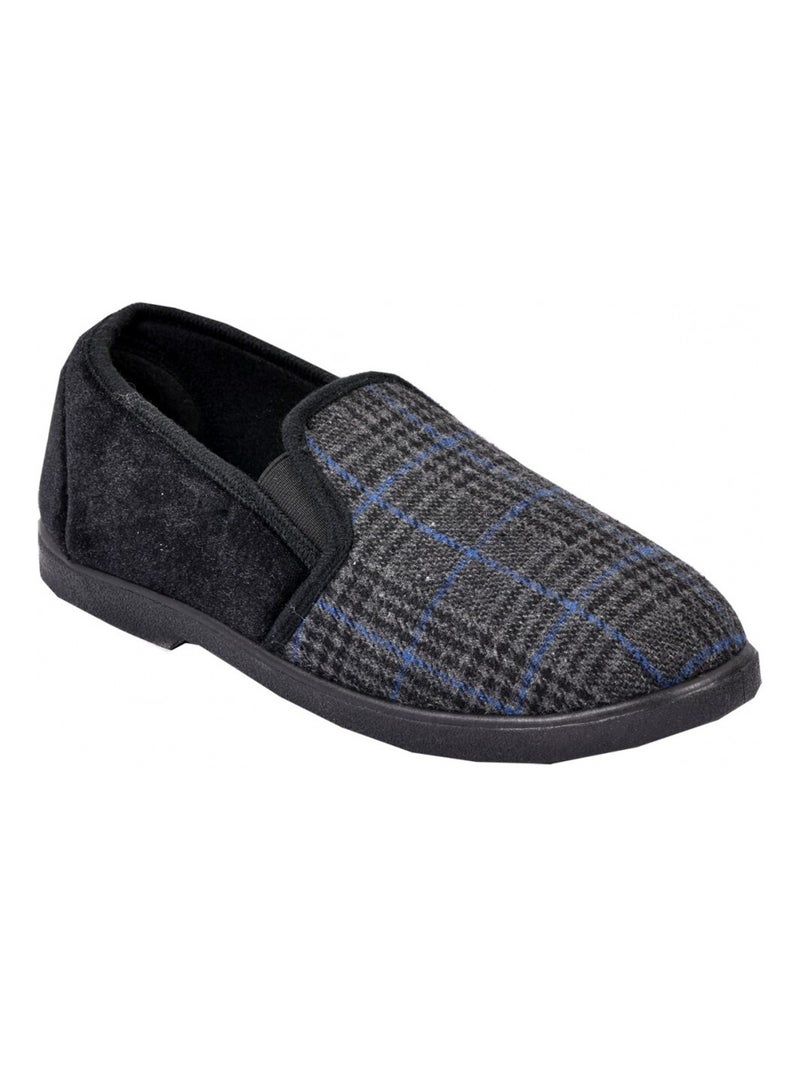 CHARENTAISE Homme Pantoufle PREMIUM Noir - Kiabi