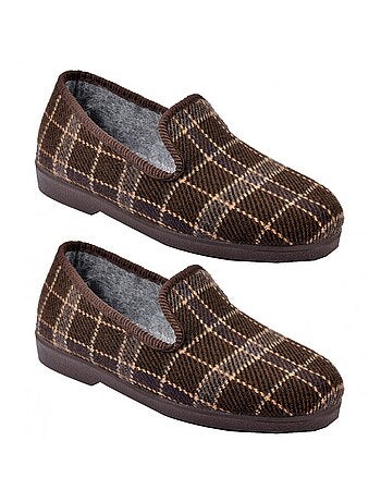 CHARENTAISE Homme Pantoufle PREMIUM Pack de 2