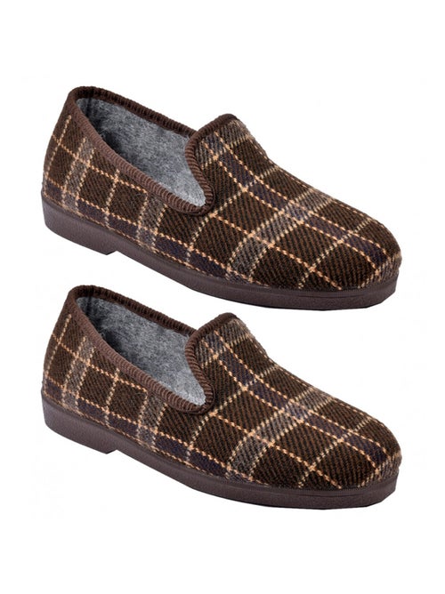 CHARENTAISE Homme Pantoufle PREMIUM Pack de 2 - Kiabi CHARENTAISE Homme Pantoufle PREMIUM Pack de 2 - Kiabi