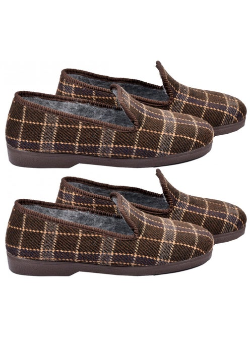 CHARENTAISE Homme Pantoufle PREMIUM Pack de 2 - Kiabi CHARENTAISE Homme Pantoufle PREMIUM Pack de 2 - Kiabi