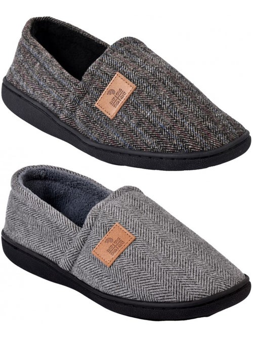 CHARENTAISE HOMME SUEDINE - Pack de 2 - Kiabi