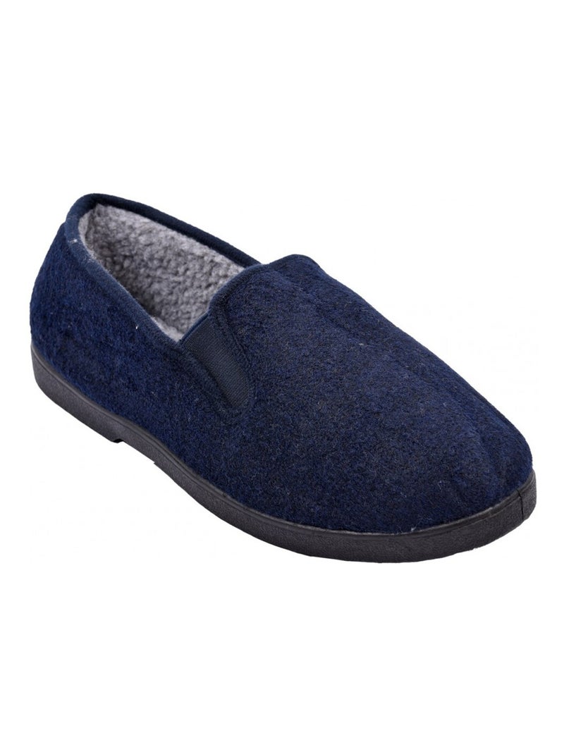 CHARENTAISE Mixte Pantoufle PREMIUM Bleu marine - Kiabi