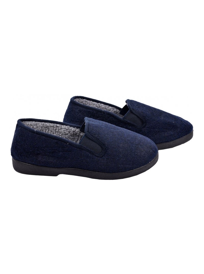 CHARENTAISE Mixte Pantoufle PREMIUM Bleu marine - Kiabi