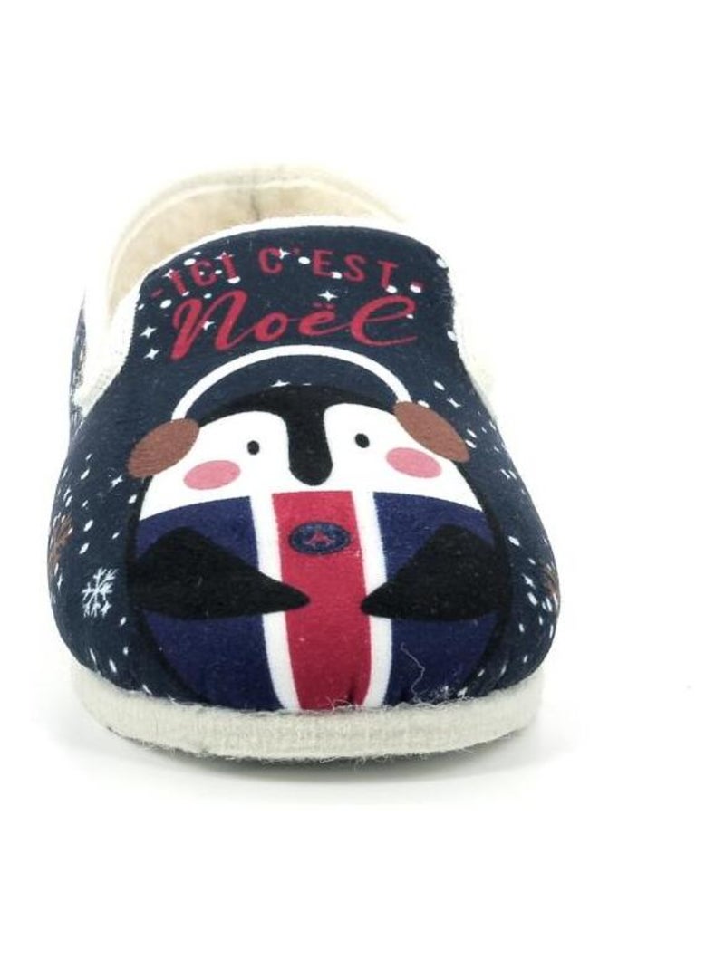 Charentaise Textile Psg Cinoel Bleu marine - Kiabi