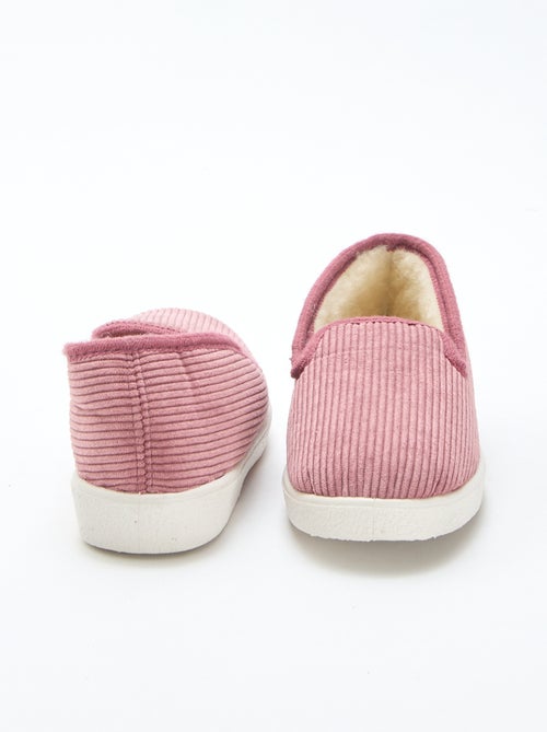 Charentaises côtelés - Kiabi