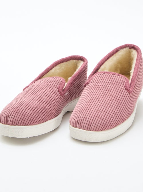 Charentaises côtelés - Kiabi