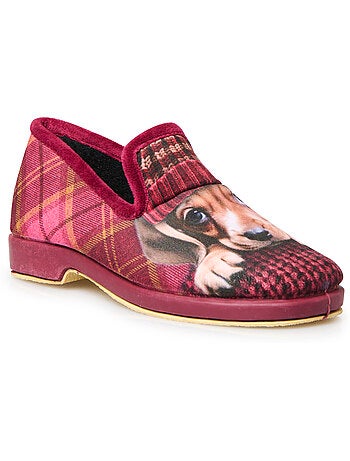 Charentaises fantaisie motif chat ou chi - PEDICONFORT
