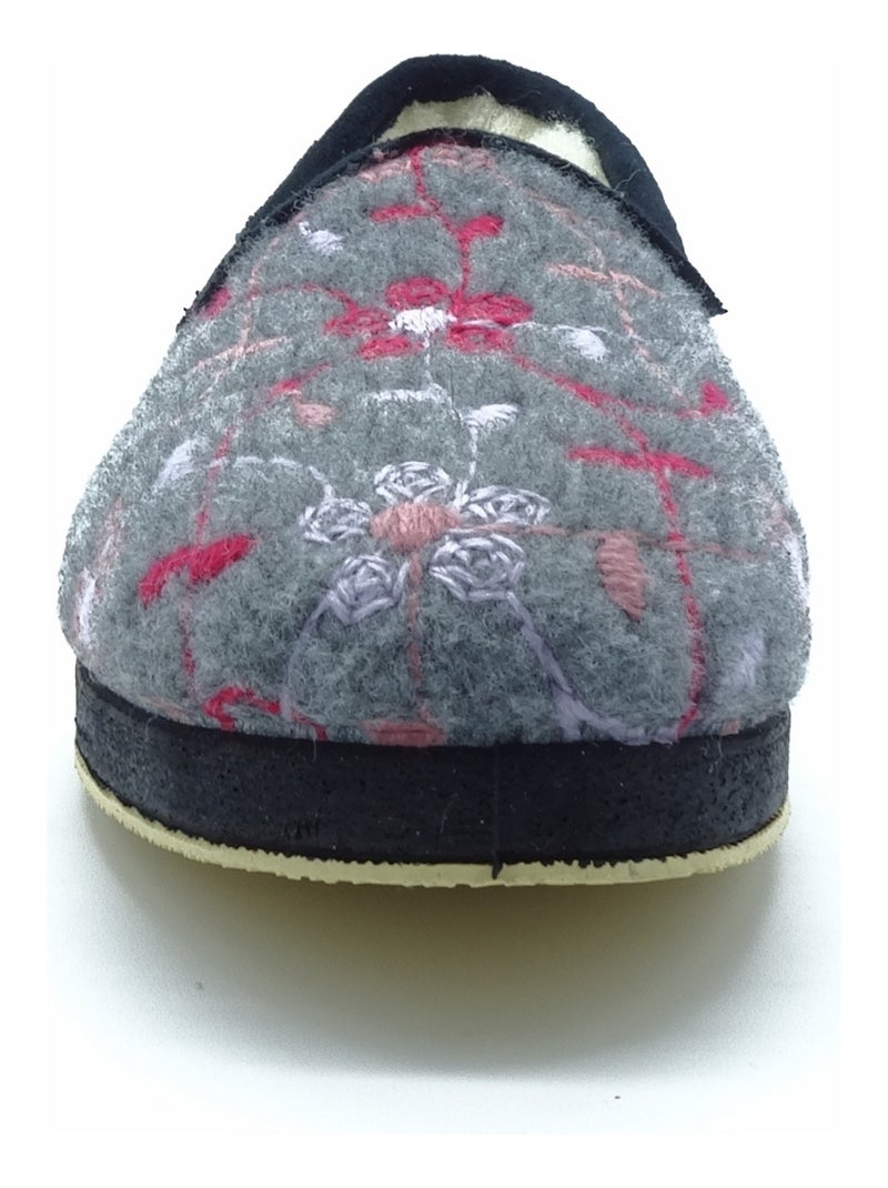 Charentaises Femme Semelflex Gris - Kiabi