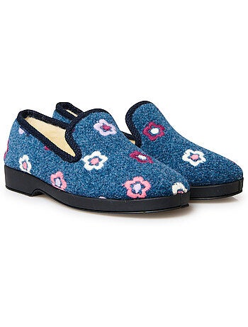 Charentaises fourrées laine - PEDICONFORT