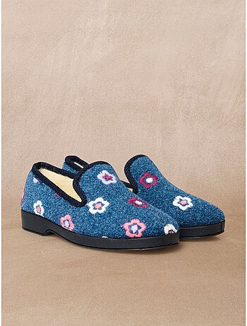 Charentaises fourrées laine - PEDICONFORT