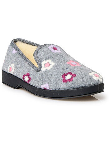 Charentaises fourrées laine - PEDICONFORT