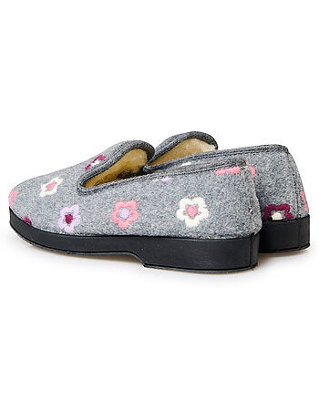 Charentaises fourrées laine - PEDICONFORT