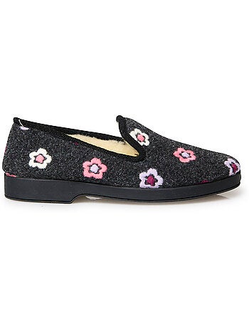 Charentaises fourrées laine - PEDICONFORT